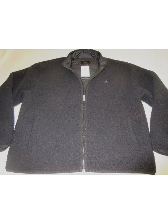 Jordan Other - Jordan Men's Flight High Pile Fleece Full Zipper Jacket Black Size Large NWT